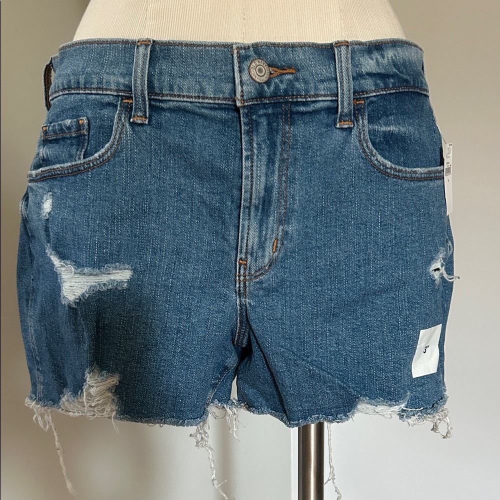 Old Navy Distressed Denim Jean Shorts